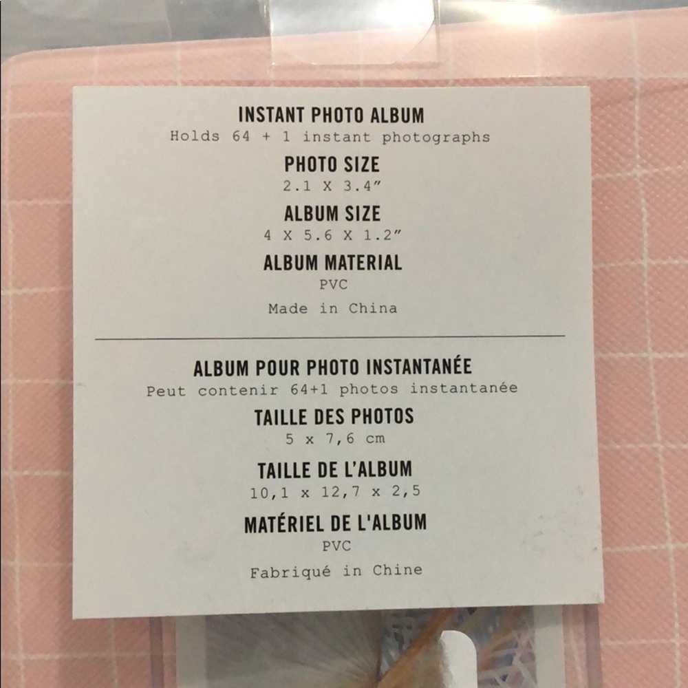 Instax Patterned Photo Album